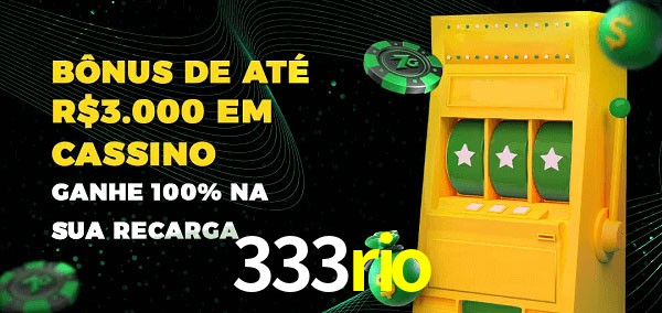 333rio melhor bônus de depósito